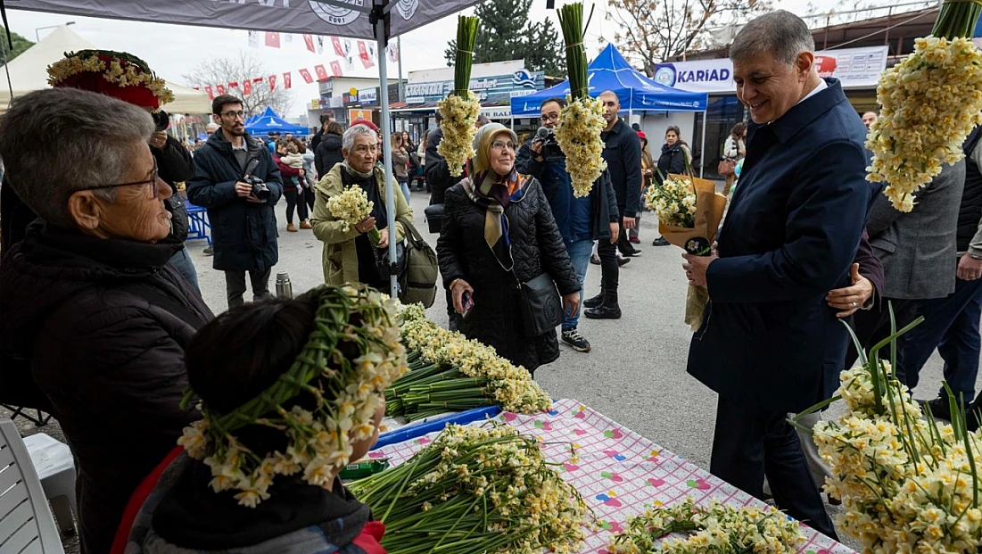 8. Karaburun Nergis festivali başladı: Başkan Tugay’dan üreticiye güçlü destek mesajı