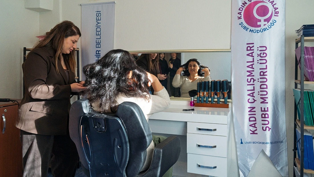 İzmir’de 'Güçlenme Durakları' kadınlara ücretsiz kuaförlük ve hak temelli eğitimler sunuyor