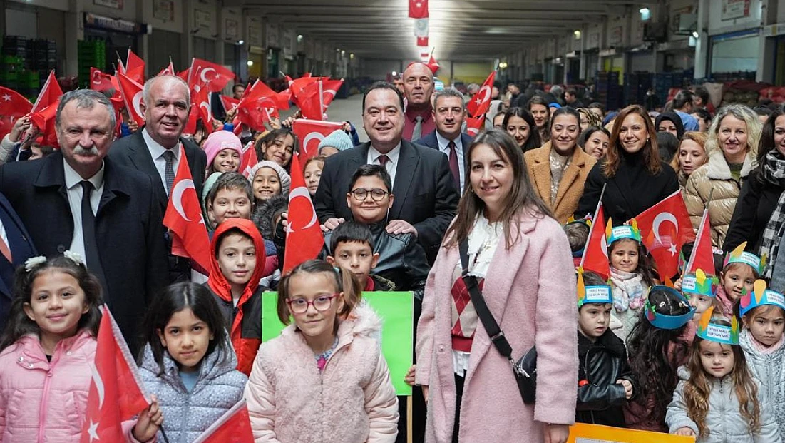 Manisalı çocuklar yerli malı haftasını coşkuyla kutladı