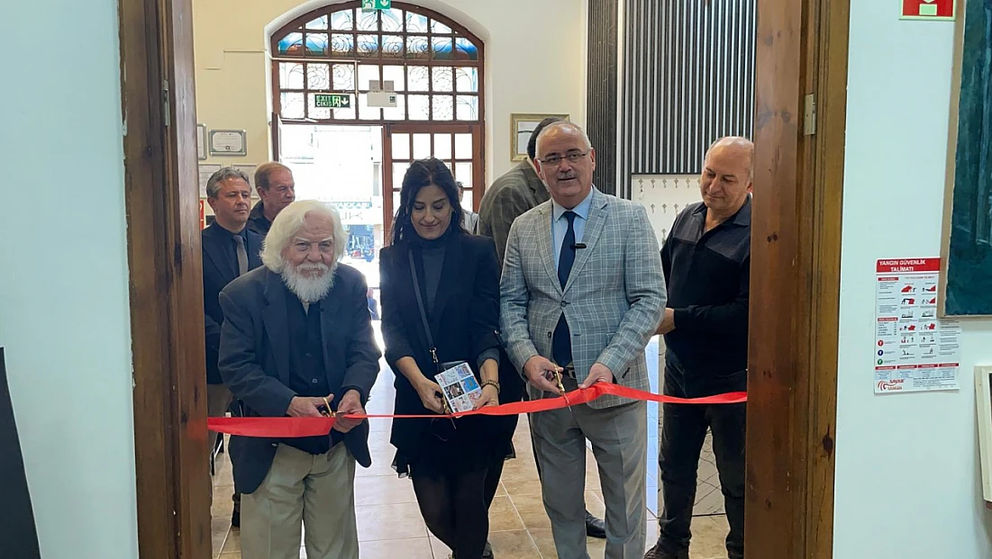 Ödemiş’te '10. Savaş–Recep Bassoy Türkçemize Özen Dil–Yazın Ödülü' kapsamında resim sergisi açıldı