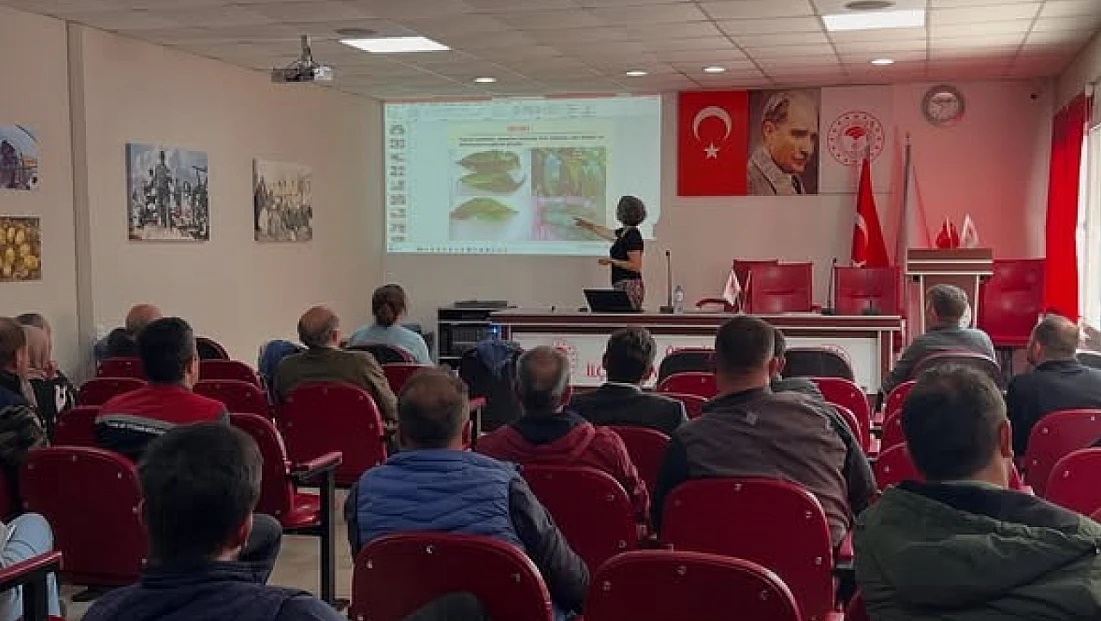 Ödemiş’te fidan üreticilerine 'Karantina Hastalıkları' eğitimi verildi