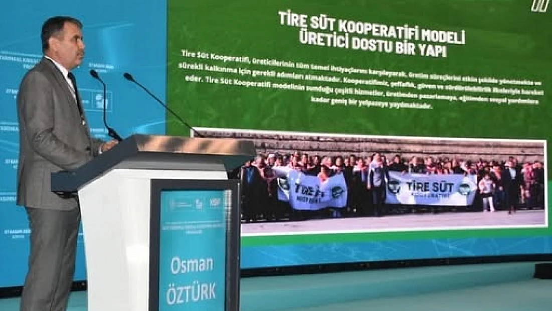 Tire Süt Kooperatifi Konya’da ilgi odağı oldu: Başkan Öztürk 'Tire Modelini' anlattı