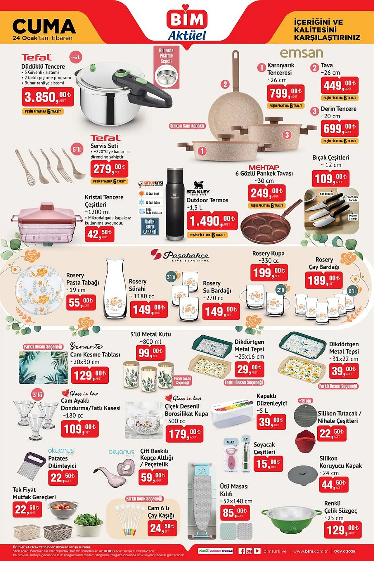 BİM'e 4.290tl'ye dikey süpürge geliyor! İşte 24 Ocak BİM kataloğu fırsat ürünleri