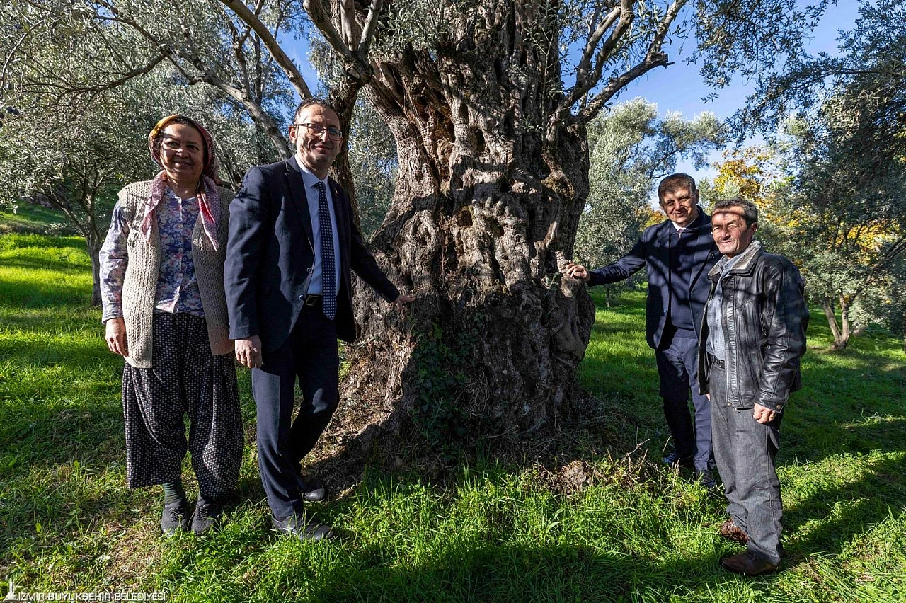 Başkan Tugay Beydağ'da kestane üreticileriyle buluştu