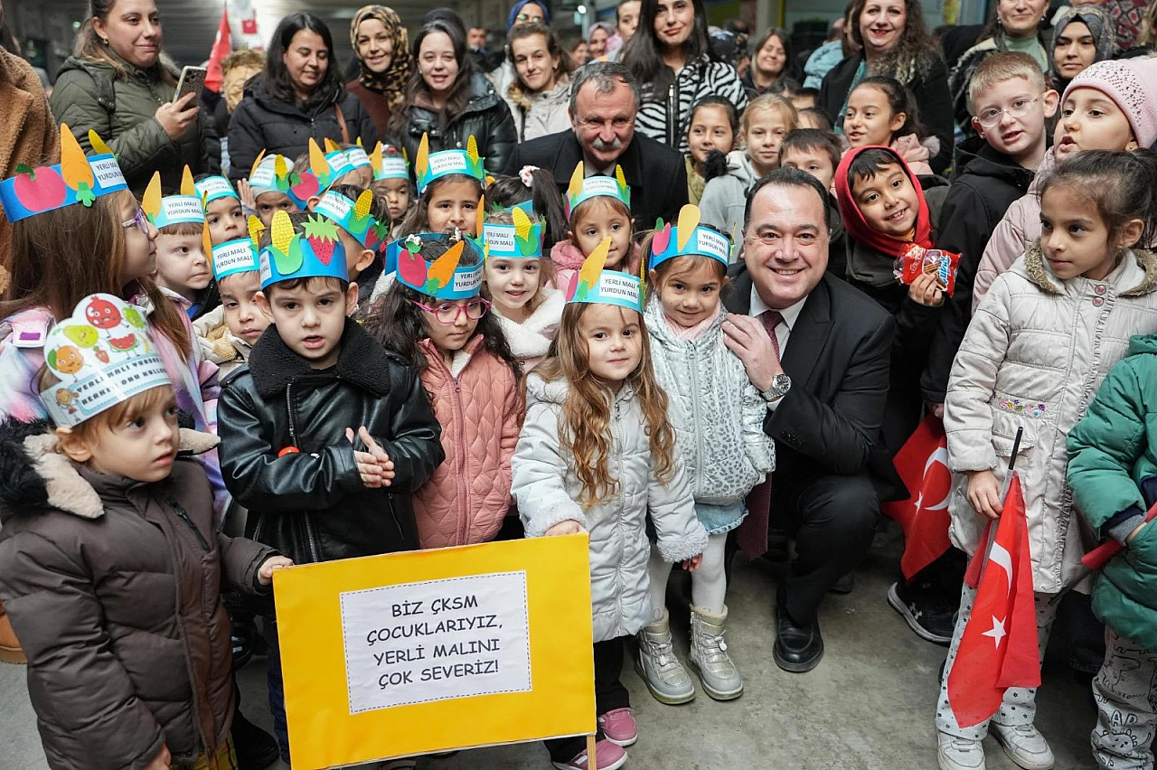 Manisalı çocuklar yerli nalı haftasını coşkuyla kutladı