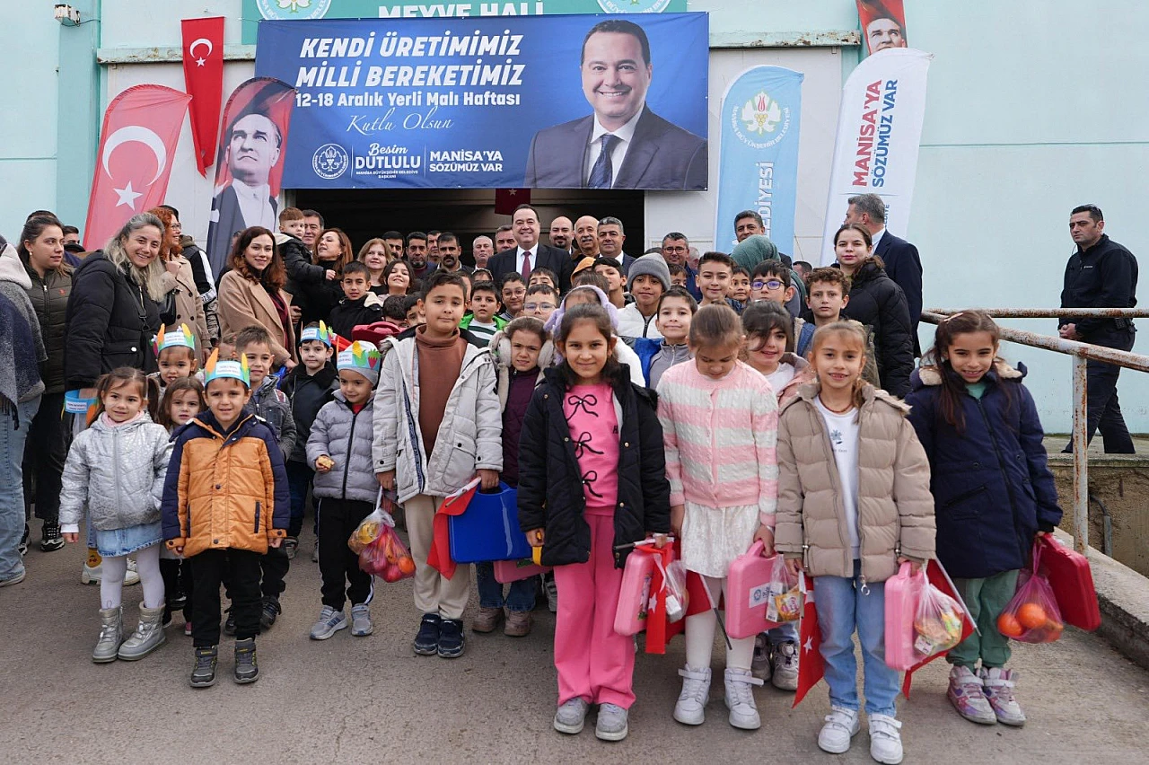 Manisalı çocuklar yerli nalı haftasını coşkuyla kutladı