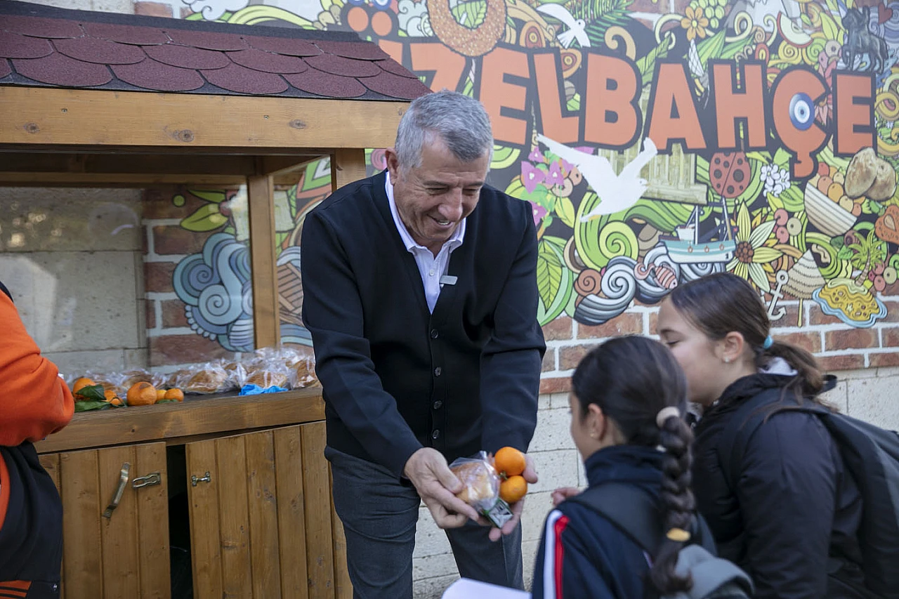 Çiftçinin mandalinası dalında kaldı, belediye topladı halka ücretsiz dağıttı