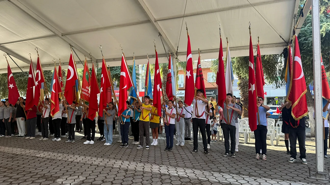 Ödemiş'te 30 Ağustos Coşkusu: Zaferin 103. Yılında Alanı Bayraklar Donattı