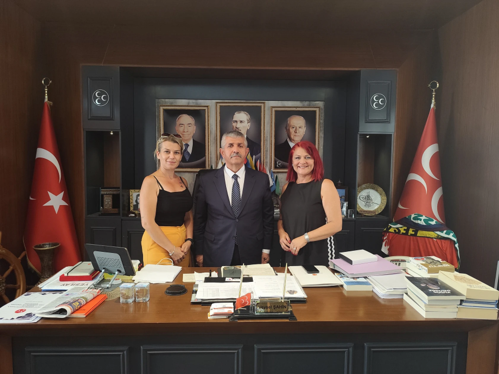 TV9'dan anlamlı ziyaret: Gündem konuşuldu, nezaket unutulmadı