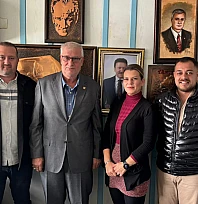 TV9 ve Küçük Menderes Gazetesi'nden Başkan Tahir Silay'a Ziyaret