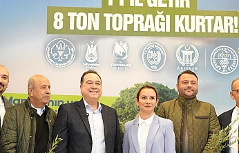 Büyükşehir'den örnek çevre projesi: Atık pil getirene zeytin fidanı