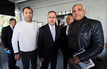 Eski Bakan Mehmet Muharrem Kasapoğlu İzmir'de amatör spor camiasıyla buluştu