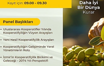 İzmir kooperatifçilik buluşmaları 19 Aralık'ta başlıyor