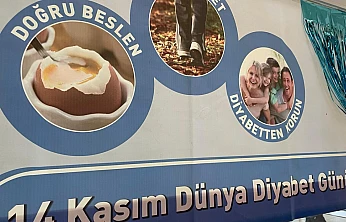 Ödemiş Devlet Hastanesi'nde 14 Kasım Dünya Diyabet günü etkinlikleri