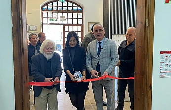 Ödemiş'te '10. Savaş–Recep Bassoy Türkçemize Özen Dil–Yazın Ödülü' kapsamında resim sergisi açıldı