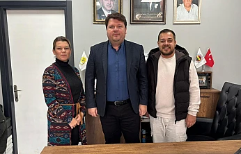 TV9 ve Küçük Menderes Gazetesi'nden Ödemiş Ayakkabıcılar odasına ziyaret