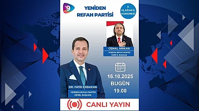Yeniden Refah Partisi 3. Olağan İzmir İl Kongresi bugün gerçekleşiyor