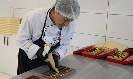 İpsala'nın kadınları çikolatayla sınırı aştı