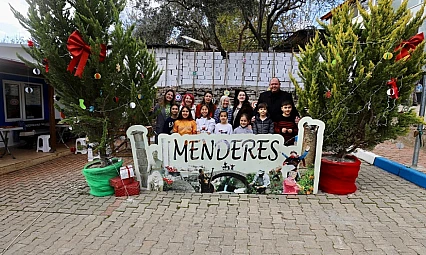 Menderes'te yılbaşı coşkusu Özdere'de yaşandı