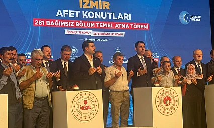 Ödemiş'te 138 Afet Konutu İçin İlk Temel Atıldı