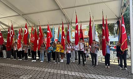 Ödemiş'te 30 Ağustos Coşkusu: Zaferin 103. Yılında Alanı Bayraklar Donattı