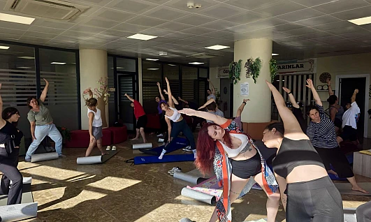 İzmirli gençler yile zihinsel ve bedensel rahatlama buldu