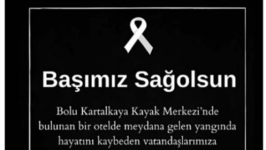 Bolu'da otel yangını faciası: Ünlülerden taziye mesajları