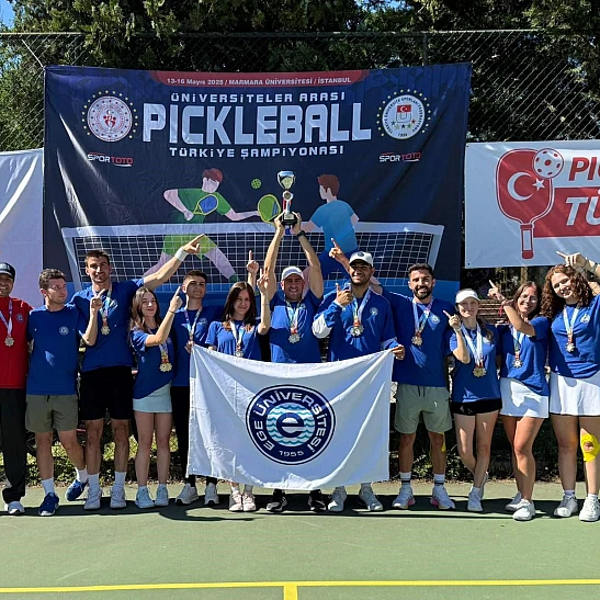 Ege Üniversitesi Pickleball Takımı Türkiye şampiyonu