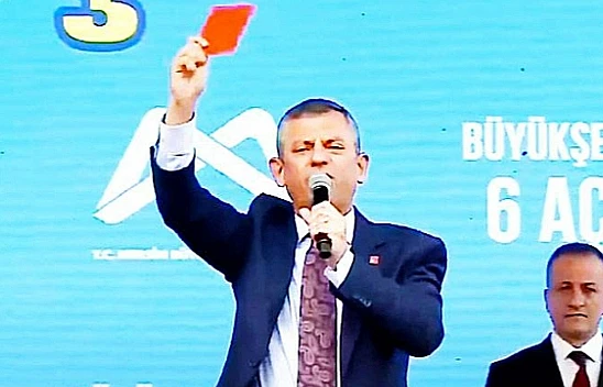 CHP Lideri Özgür Özel'den İktidara 'Kırmızı Kart' Mesajı