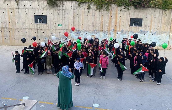 Gazze Direnişinin Yıl Dönümünde İmam Hatipli Öğrencilerden Barış Vurgusu