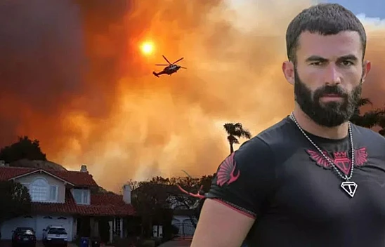 Turabi'nin Los Angeles'taki Evi ve Arabası Yangında Kül Oldu