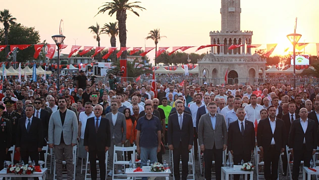 15 Temmuz Demokrasi ve Millî Birlik Günü'nün 9. Yılında İzmir'de Anma Programı