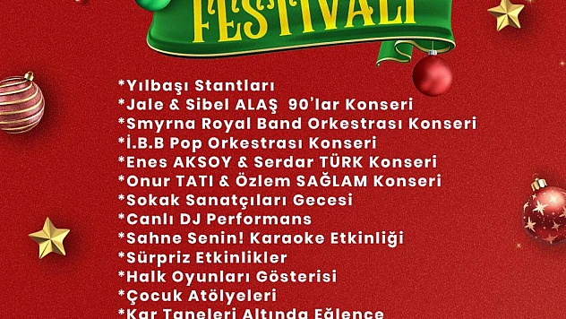 Balçova'da yeni yıl heyecanı başlıyor: Festival 10 gün boyunca sürecek