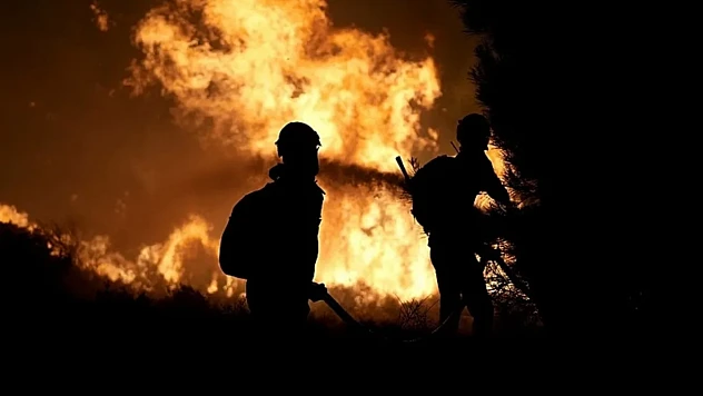 Çeşme'deki orman yangını kontrol altında