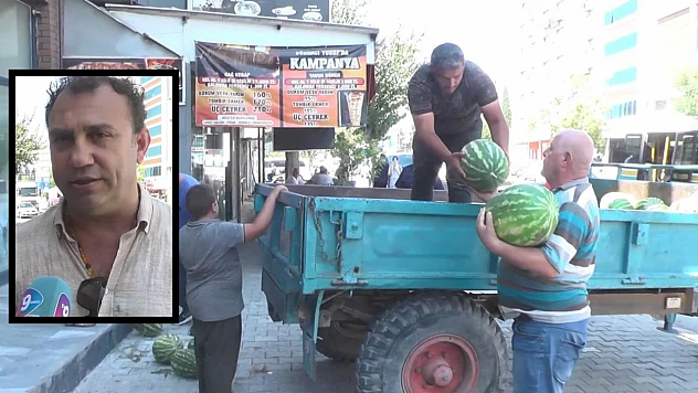 Ekonomik krize karşı anlamlı destek: Hayır karpuzla geldi