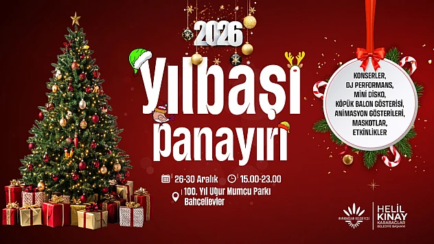 Karabağlar 2026'ya hazırlanıyor: Yılbaşı panayırı beş gün boyunca coşku yaşatacak