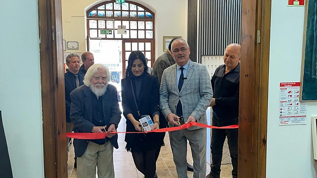 Ödemiş'te '10. Savaş–Recep Bassoy Türkçemize Özen Dil–Yazın Ödülü' kapsamında resim sergisi açıldı