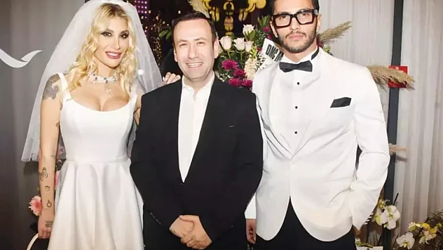 Özgür Aras'ın düğün konseptli doğum günü