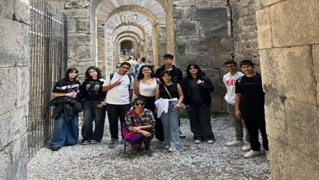 Pergamon Antik Kenti'nde dil becerilerini geliştirdiler