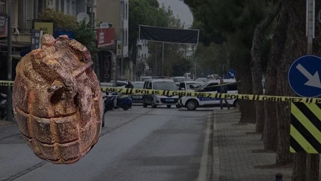 Tire'de tarladan çıkan el bombası dehşete düşürdü!