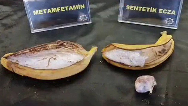 Uyuşturucuyu muzların içine sakladı ama kaçamadı