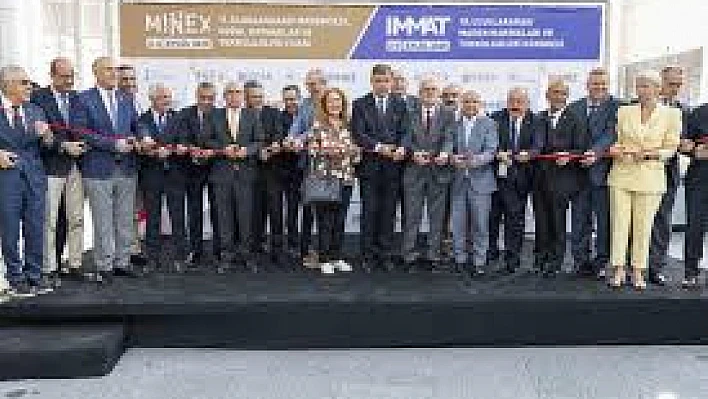 11. MINEX Uluslararası madencilik fuarı İzmir'de kapılarını açtı