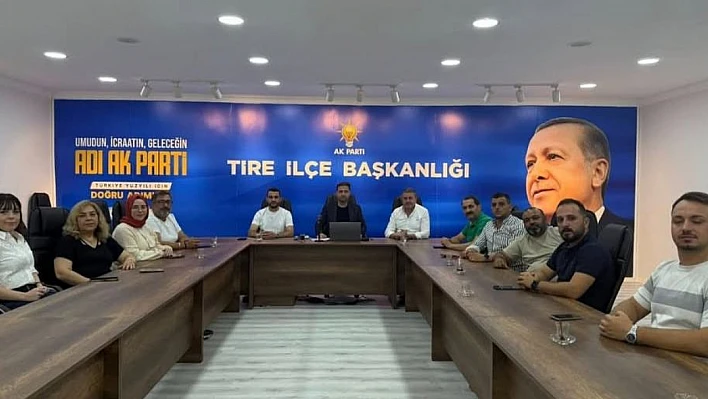 AK Parti Tire'de disiplin ve dayanışma vurgusu