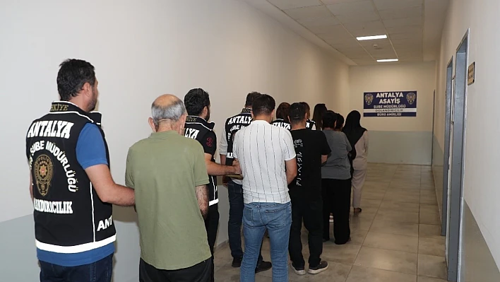 Antalya'da suçla kararlı mücadele: 1 haftada 225 kişi tutuklandı