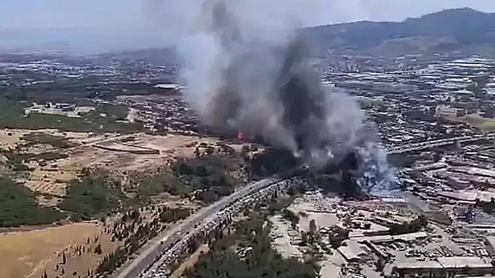 Araç yangını ormanlık alana sıçradı, bölge korku dolu anlar yaşadı