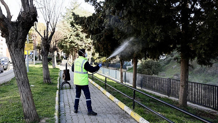 Balçova Belediyesi'nden ilaçlama seferberliği