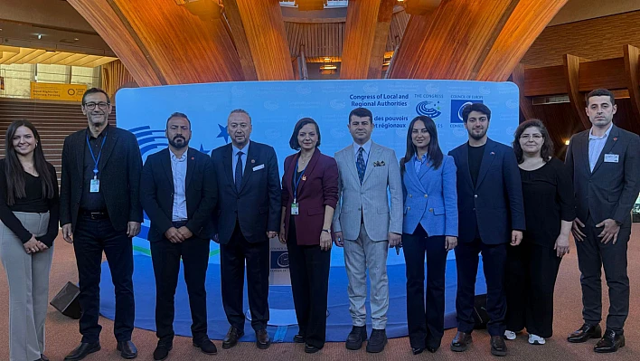 Başkan Helil Kınay, Strazburg'da Avrupa konseyi genel kuruluna katıldı