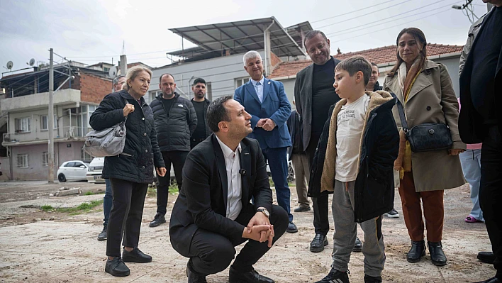 Başkan Ömer Eşki Çamdibi'nde saha mesaisinde