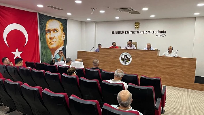 Beydağ Belediye Meclisi olağanüstü toplantıda bir araya geldi