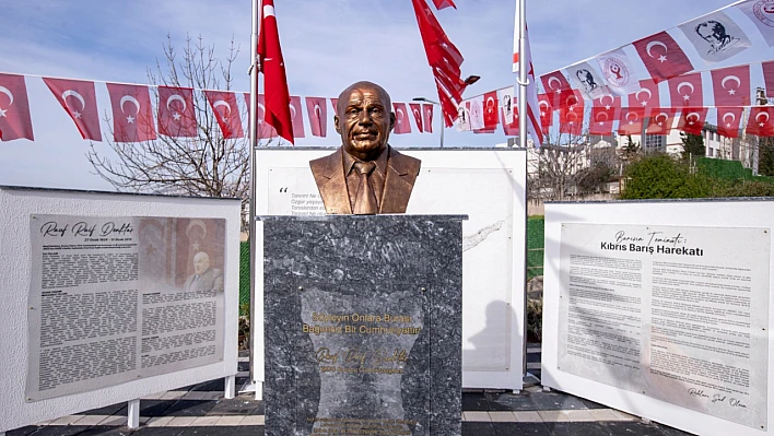 Bornova'daki KKTC parkı törenle açıldı